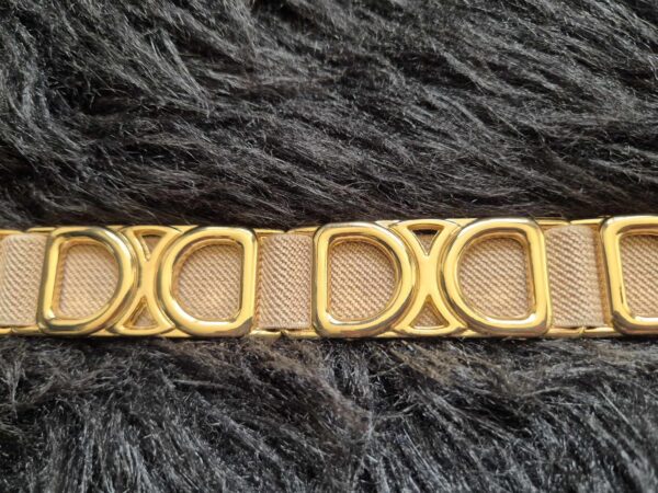 DD riem Beige/Goud - Afbeelding 2