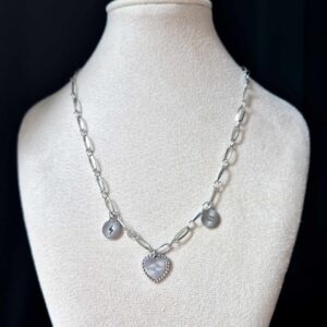 Eye bedel ketting Zilver